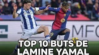Miniature : TOP 10 BUTS DE LAMINE YAMAL ! 😱🔥 (Le n°1 est irréel).