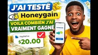 Miniature : J’ai testé Honeygain : voilà combien j’ai vraiment gagné (preuve) #argent #crypto #honeygain