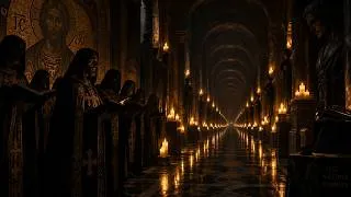 Miniature : Byzantine Choir Mélancolique | Cinematic Dark Jazz | Couloirs aux Bougies Digitales
