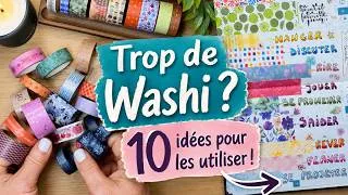 Miniature : Vous accumulez les washi tapes ? Voici 10 idées de journaling pour enfin les utiliser ! ✨