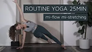 Miniature : Séance de Yoga Polyvalente  : 25 min mi-flow mi-stretching 💎