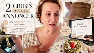 Miniature : Deux choses à vous annoncer…une surprise pour mes clientes et une nouvelle qui me déstabilise un peu