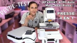 Miniature : REVUE / TEST - Presse à chaud automatique - A100 -  PRESSE 4 EN 1 , Elle vaut quoi ? 😱
