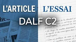 Miniature : DALF C2 : Article vs Essai (le guide pratique)