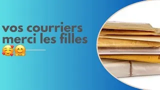 Miniature : du courrier merci les filles #courrier #boite #adorable #mercy 
