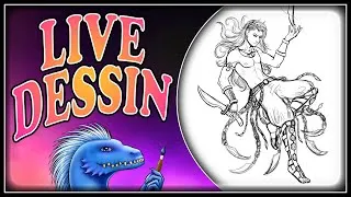 Miniature : On reprend le dessin de SCP 076 "Abel"  3 ans après ! (Live Dessin 17)