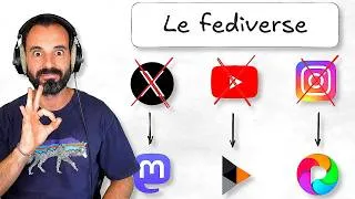 Miniature : Comprendre Mastodon, PeerTube, Le Fediverse....