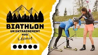 Miniature : On a suivi un entrainement de BIATHLON avec Léonie JEANNIER...