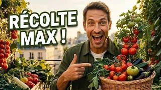 Miniature : Potager urbain : le secret pour produire 20kg de légumes chez soi