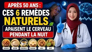 Miniature : Après 50 ans : ces 6 remèdes naturels apaisent le cerveau pendant la nuit