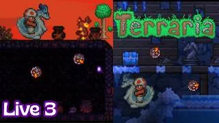 Miniature : Terraria #3 - Je trouve une météorite et je voyage entre ENFER et Blizzard !