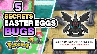 Miniature : 5 SECRETS & EASTER EGGS Pokémon que vous NE CONNAISSEZ PAS .. !