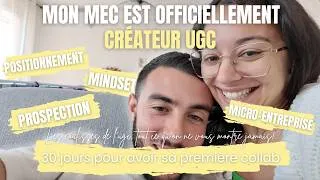 Miniature : MON MEC EST OFFICIELLEMENT CRÉATEUR UGC 😱 OUVERTURE MICRO-ENTREPRISE, MINDSET ET RÉALITÉ. EP.03