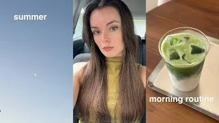 Miniature : morning routine d’été à 5h30 🌞 (sport + makeup naturel + matcha)