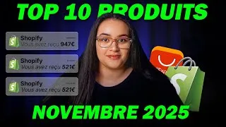 Miniature : TOP 10 PRODUITS À VENDRE SUR SHOPIFY EN NOVEMBRE 2025 | E-COMMERCE DROPSHIPPING