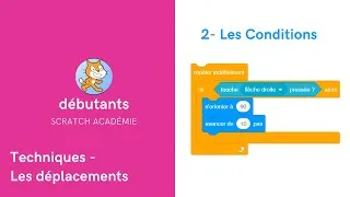 Miniature : Scratch - Comment déplacer un sprite avec des Conditions