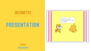 Miniature : Scratch - Comment créer un dialogue #1présentation