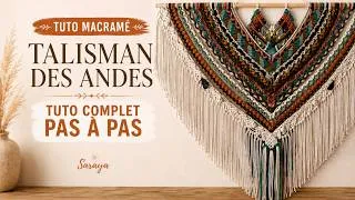 Miniature : TUTORIAL COMPLET MACRAMÉ MURAL MODERNE "Talisman des Andes" | Macrame Wall Hanging Tutorial