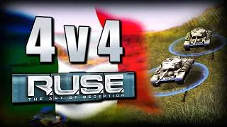 Miniature : R.U.S.E Grande Partie en ligne 4 VS 4 FR !! 😱🔥