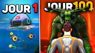 Miniature : J'ai SURVÉCU 100 JOURS sur Subnautica... et c'était FANTASTIQUE