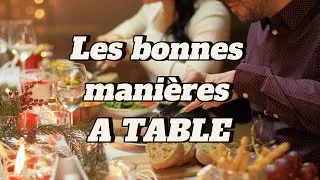 Miniature : bonne manière à table/savoir-vivre à table/repas formel/règles de politesse à table/étiquette repas