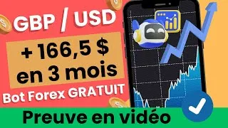 Miniature : 🚀 BOT de trading FOREX GBPUSD : Réalisez +166,5$ de PROFIT en Seulement 3 Mois ! [ GUIDE COMPLET ]