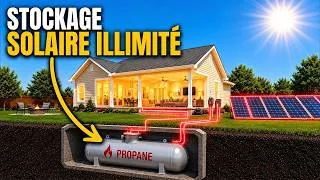 Miniature : Ce RÉSERVOIR DE PROPANE à 90 $ Stocke l’Énergie Solaire 30 ANS — SANS BATTERIE !!