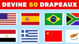 Miniature : Quiz des Drapeaux : Reconnaissez-vous ces 50 Pays ? (4 Niveaux : Facile à Impossible)