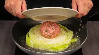 Miniature : Chou farci à la viande hachée, une recette surprenante ! Une recette simple et géniale