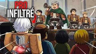 Miniature : Je me suis fait passer pour un DÉBUTANT sur AOTR… (Roblox)