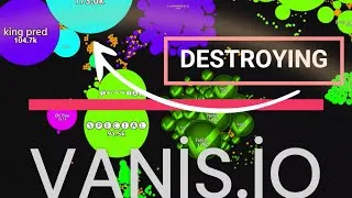 Miniature : Crazy Solo Destruction TEAMS in VANİS.İO | (Game Like Vanis.io)