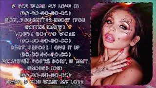 Miniature : Little Mix ~ If You Want My Love ~ Lyrics
