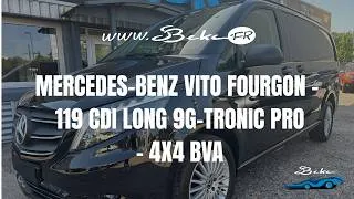 Miniature : MERCEDES-BENZ VITO FOURGON 119 CDI LONG 9G-TRONIC PRO 4X4 BVA | Présentation – S BEKE MOTORS