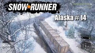 Miniature : Snowrunner Alaska #14 Livraison au village et Fourniture pour l'usine à bois