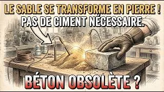 Miniature : L’électricité transforme le sable en pierre solide — aucun ciment nécessaire. Le béton est obsolète?