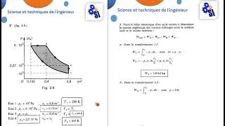 Miniature : Exercice 3 Thermodynamique corrigé partie 2