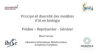 Miniature : Principes et diversité des modèles d’IA en biologie