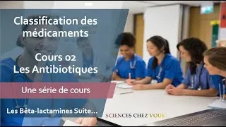 Miniature : Classification des médicaments : Les Antibiotiques : Bêta lactamines Suite : | Cour 02 |