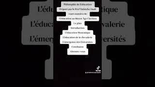 Miniature : 📌 Cours numéro 06 : 🏰 L’éducation au Moyen Âge Chrétien