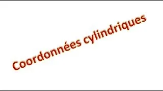 Miniature : coordonées cylindrique