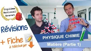 Miniature : Révisions Brevet - Matière (partie 1) + 📝 Fiche de révision ⬇️  Physique Chimie 🧪