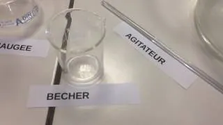 Miniature : Le matériel de chimie
