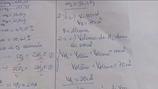 Miniature : Exercice corrigé sur les d'hydrocarbures : Alcanes + Alcène | Partie 2