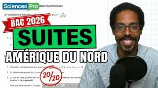Miniature : Sujet Amérique du Nord |Terminale BAC 2026 - Les SUITES : Correction Complète exercice 2