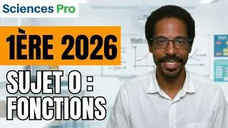 Miniature : Sujet 0 |1ère 2026 - Réussir l'exercice 2 sur les FONCTIONS (Spé Maths) : Correction Complète