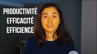 Miniature : Productivité ou efficacité : Comment être plus performant?