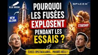 Miniature : Une fusée spatiale qui explose lors d'un essai, c'est normal (ou presque)