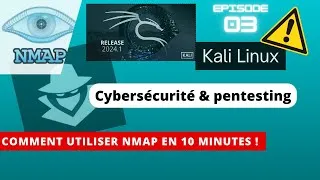 Miniature : KALI LINUX - COMMENT UTILISER LA COMMANDE NMAP EN 10 MINUTES !