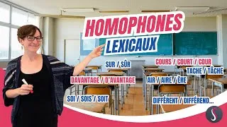 Miniature : Homophones lexicaux en français : cours complet et exercices corrigés