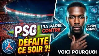 Miniature : L'IA parie CONTRE le PSG ce soir : Voici pourquoi (Cotes folles)